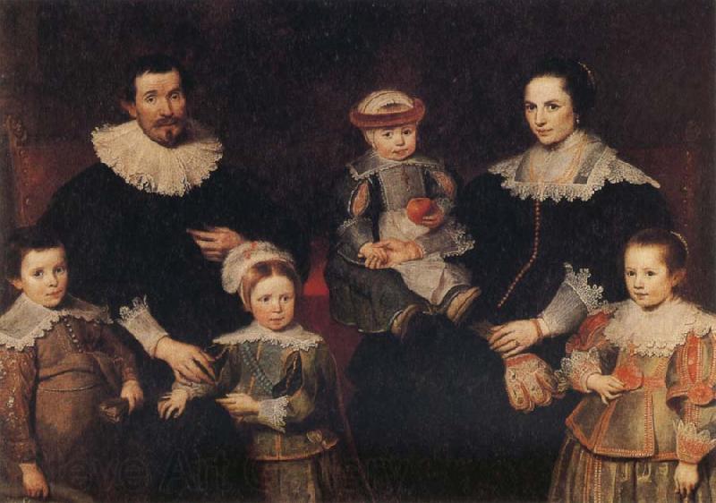Frans Francken II The Family of the Artist Norge oil painting art